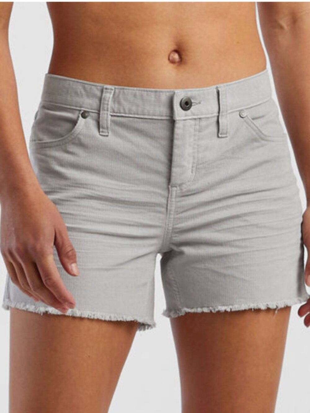 Carve Designs Oahu 4 Inch Corduroy Shorts Gray Size 10